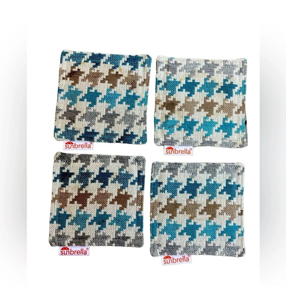 Set of 4 Reversible Sunbrella Coasters - Picture 4 of 6